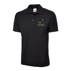 BCA Collage - Motor Vehicle Black Polo Shirt
