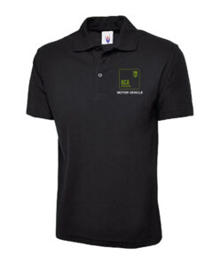 BCA Collage - Motor Vehicle Black Polo Shirt