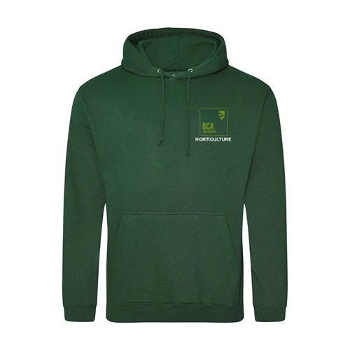 BCA College Horticulture Green Hoodie